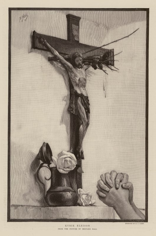 Kyrie eleison (gravering) af Lindsay Bernard Hall