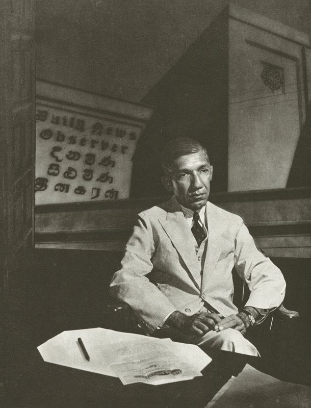 D R Wijewardene, Esq (s/h-billede) af Lionel Wendt