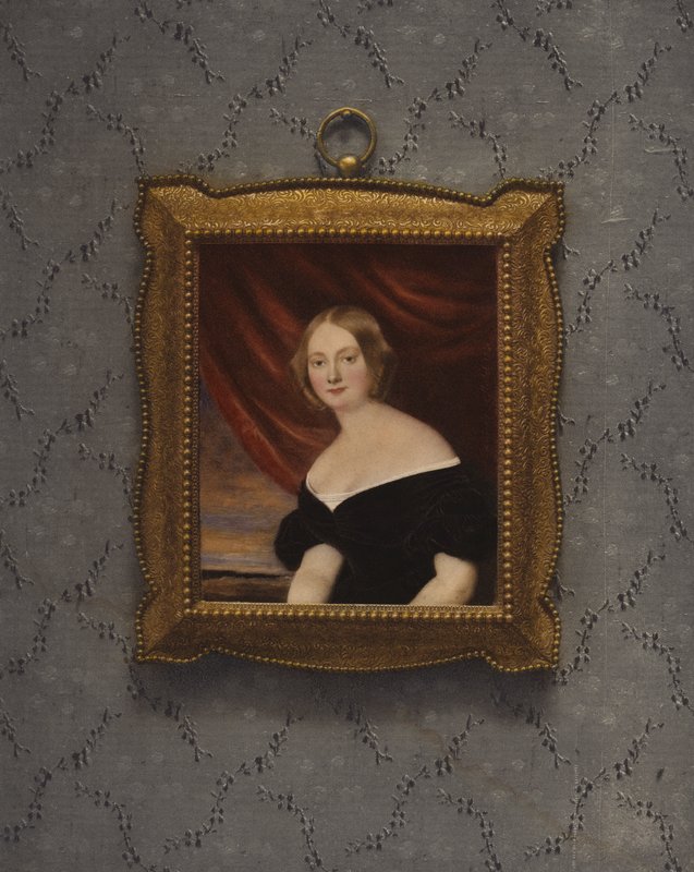 Portræt af Madame Bouclier, 1840 af Lizinska Aimee Zoe de Mirbel