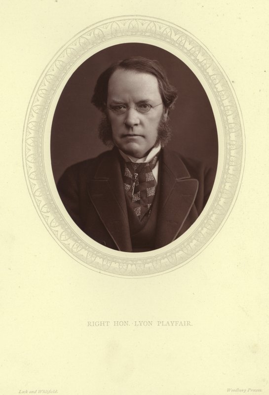 Portræt af Lyon Playfair, Baron Playfair af Lock and Whitfield