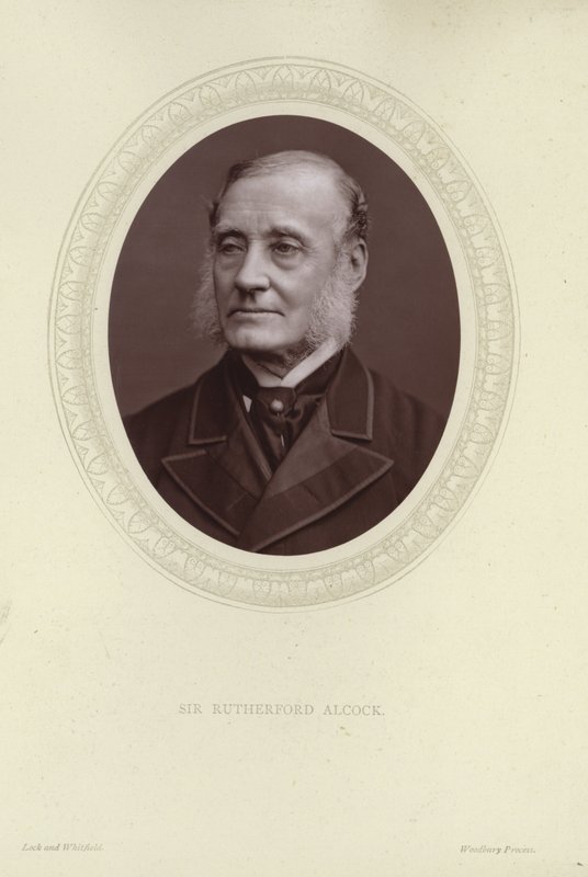 Portræt af Sir Rutherford Alcock af Lock and Whitfield