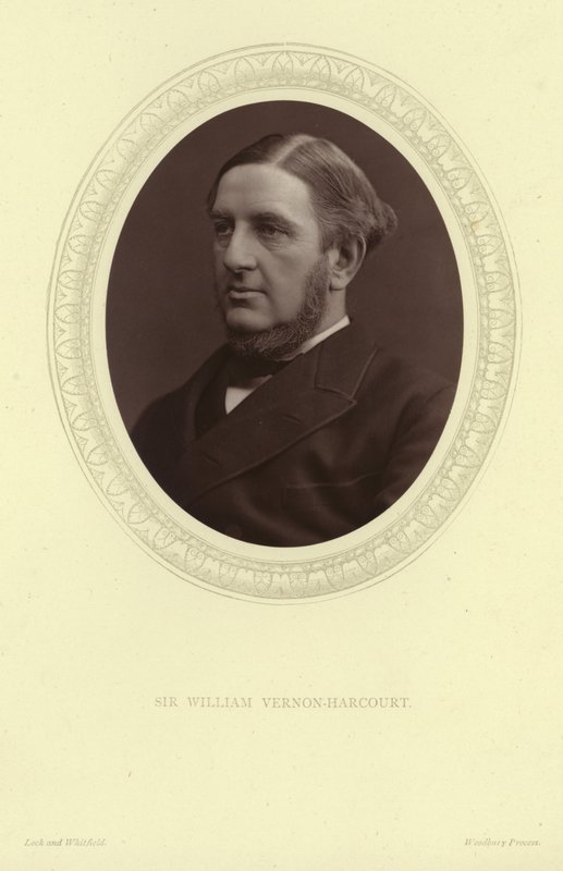 Portræt af Sir William Vernon Harcourt af Lock and Whitfield