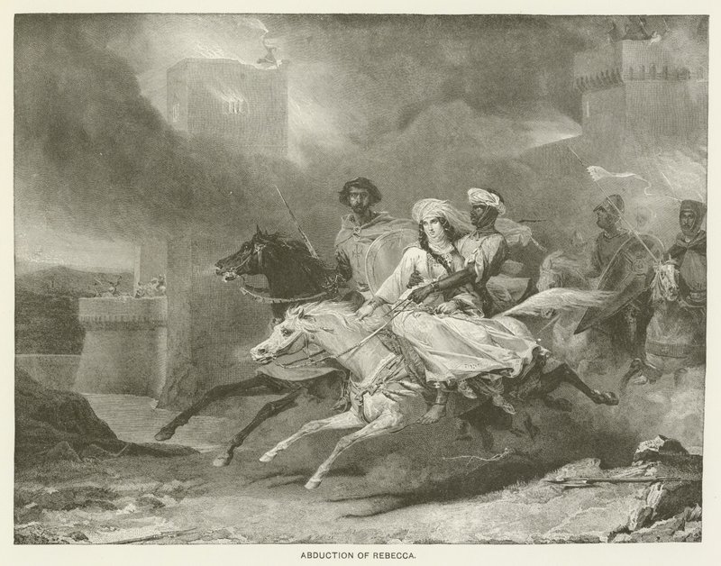 Bortførelse af Rebecca af Léon Cogniet