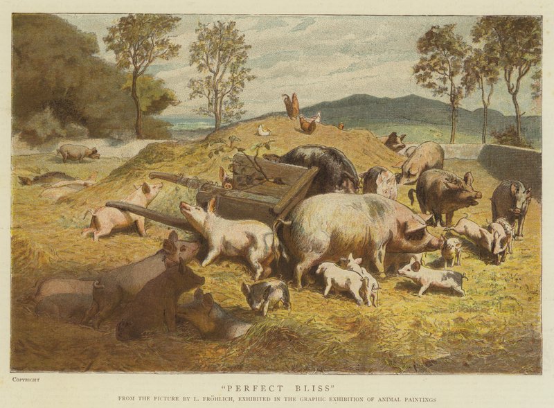 Perfect Bliss (chromolitho) af Lorens Frolich