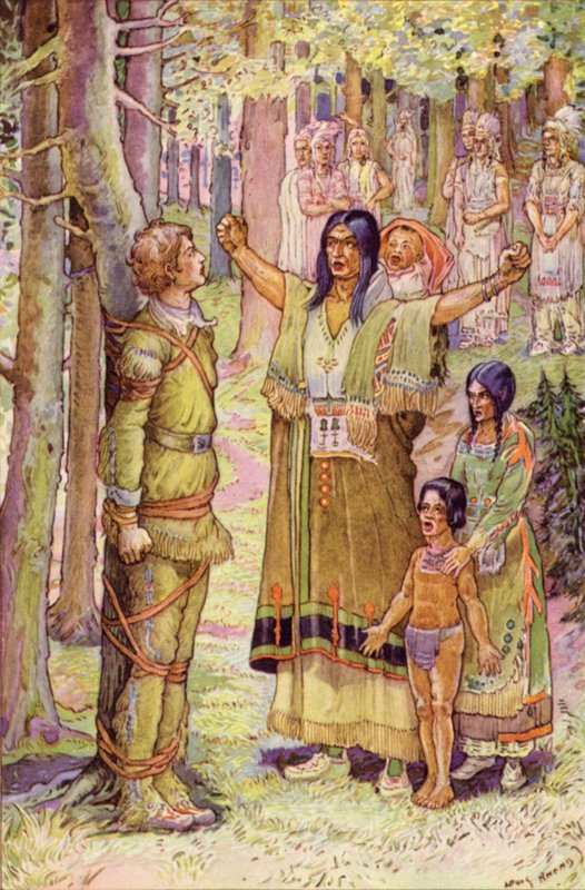 Hun fik skovens buer til at ringe med sine skrig af Louis John Rhead