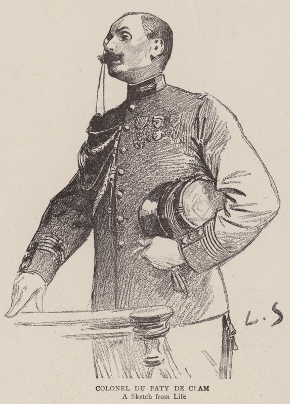 Oberst du Paty de Clam af Louis Remy Sabattier