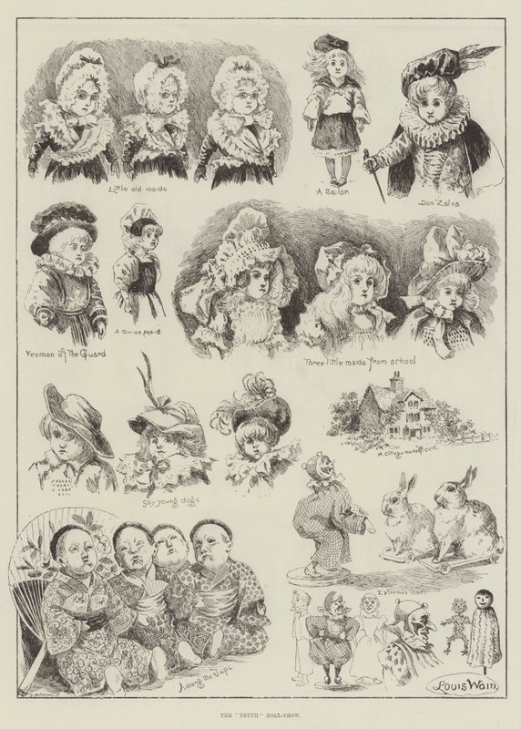 The Truth Doll-Show af Louis Wain
