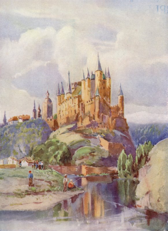 Alcazar, Segovia af Louis Burleigh Bruhl