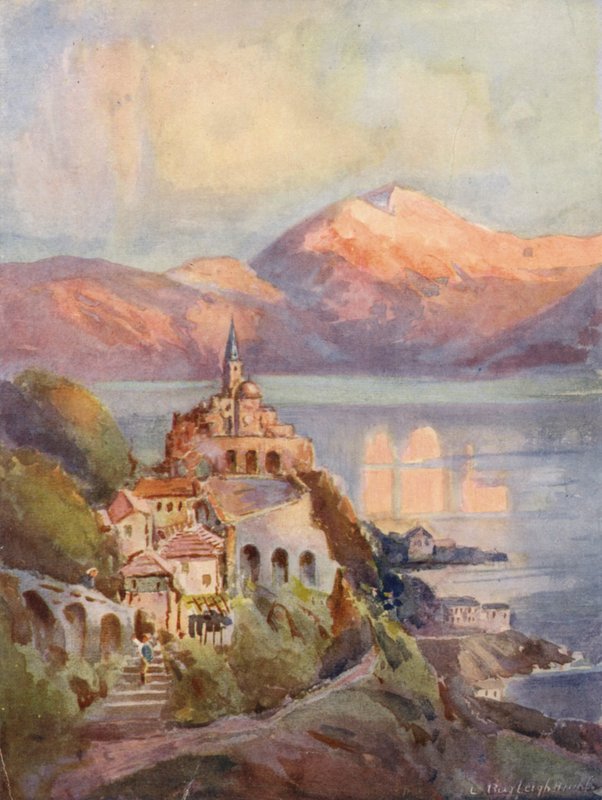 Madonna Del Sasso-kirken, Locarno af Louis Burleigh Bruhl