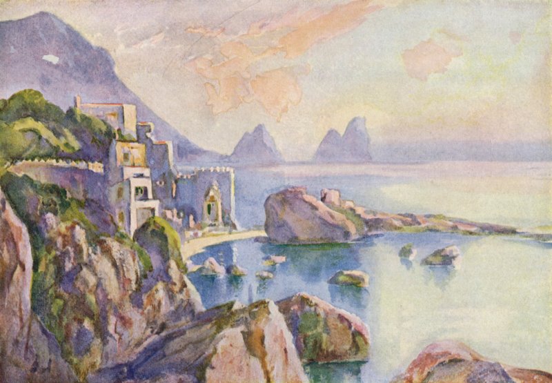 Øen Capri af Louis Burleigh Bruhl