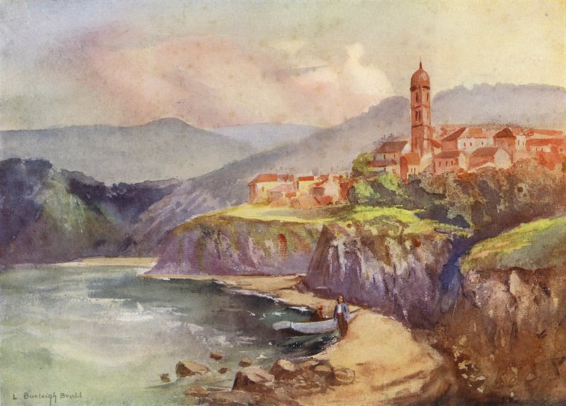 Tirnovo fra floden af Louis Burleigh Bruhl