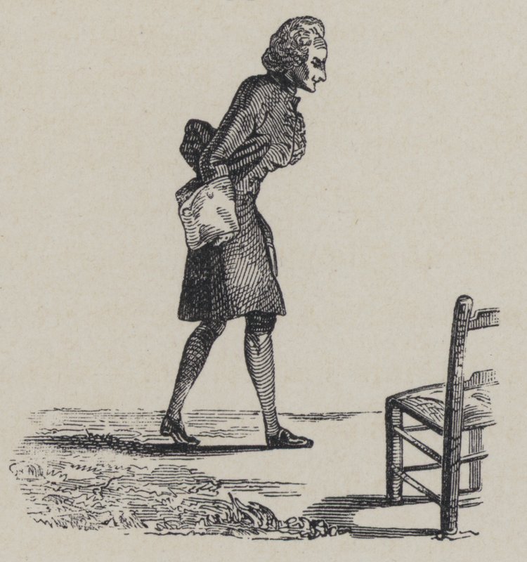 Jean-Philippe Rameau, fransk komponist (gravering) af Louis Carrogis (after) Carmontelle