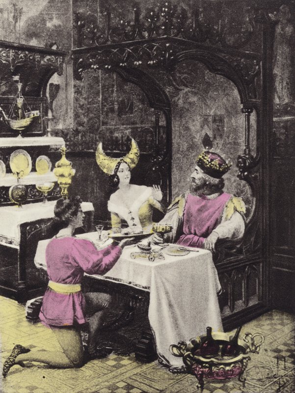 Hønernes middag, første dag, femte historie af Louis Chalon