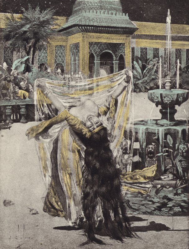 Soldanen fra Babylons datter danser, anden dag, syvende historie af Louis Chalon