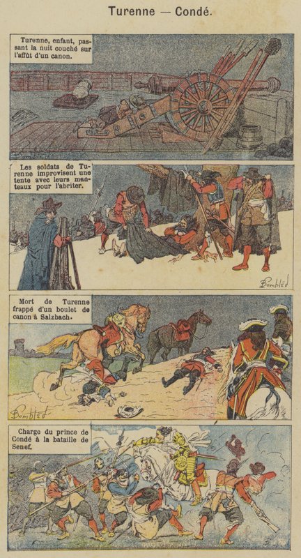 Turenne, Conde (farve litho) af Louis Charles (after) Bombled