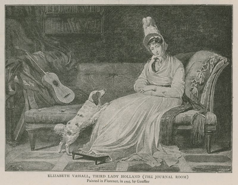 Elizabeth Vassall, tredje Lady Holland af Louis Gauffier