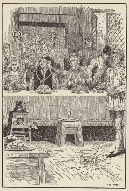 En pil kom susende gennem det åbne vindue af Louis John Rhead