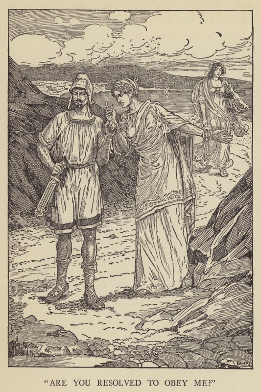 Er du fast besluttet på at adlyde mig? af Louis John Rhead