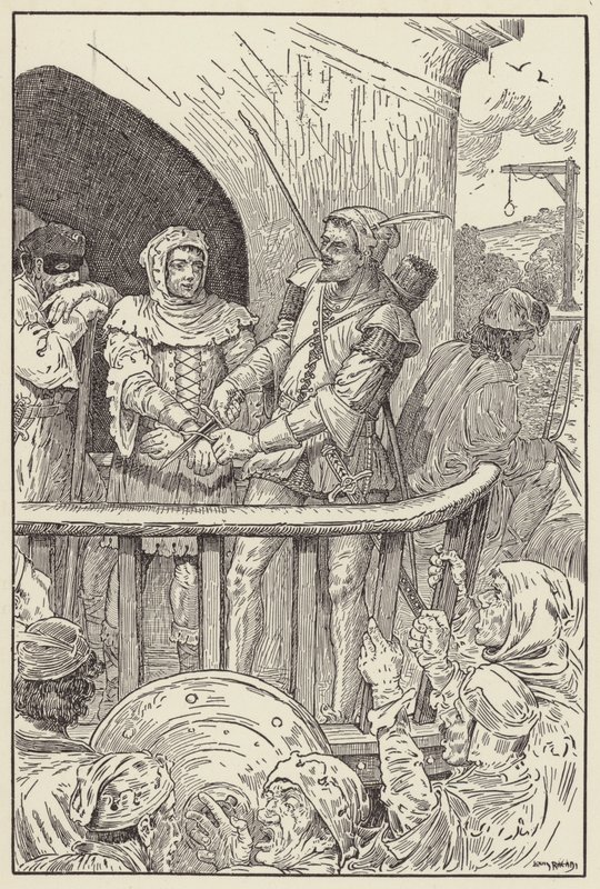 Lille John skar hurtigt Will Stutelys obligationer af Louis John Rhead