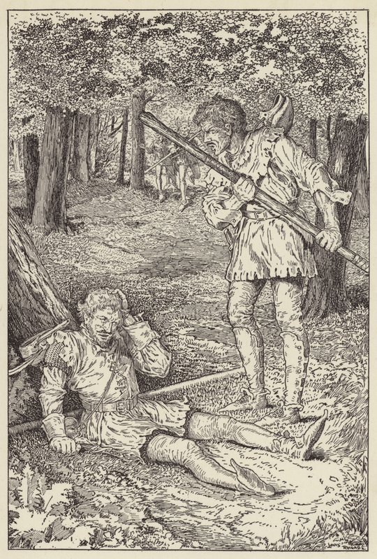Min frihed har jeg vundet gennem min stav og ikke ved din nåde af Louis John Rhead