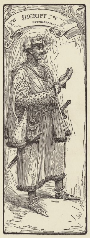 Sheriffen af Nottingham af Louis John Rhead
