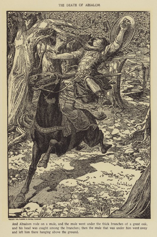 Absaloms død af Louis John Rhead