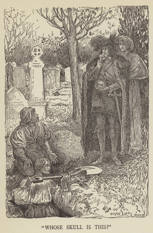 Hvis kranium er dette? af Louis John Rhead
