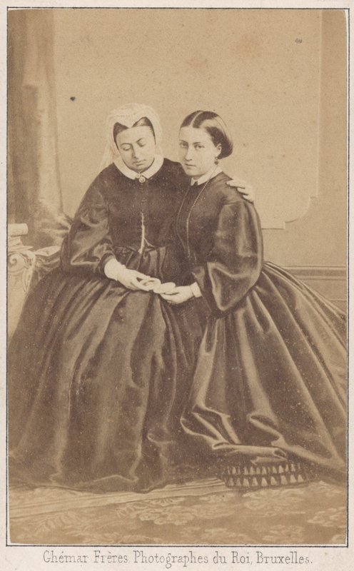 Dronning Victoria og hendes datter af Louis Joseph Ghemar