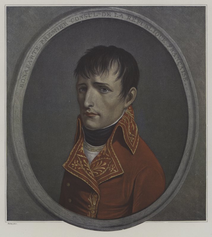 Napoleon Bonaparte, den franske republiks første konsul af Louis Leopold after Boilly