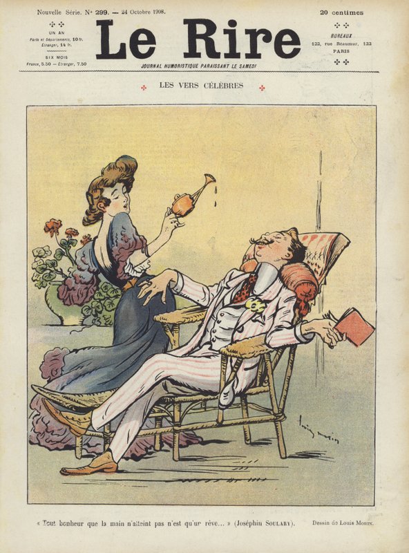 Illustration til Le Rire af Louis Morin