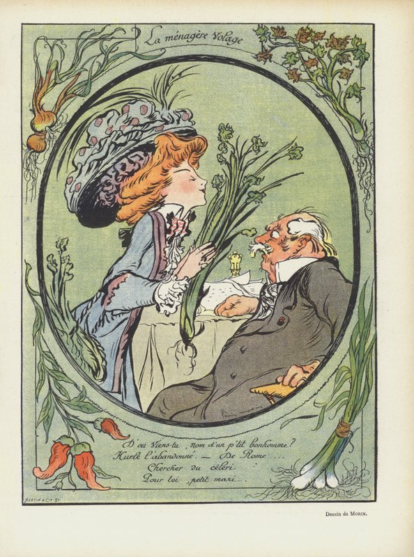 Illustration til Le Rire af Louis Morin