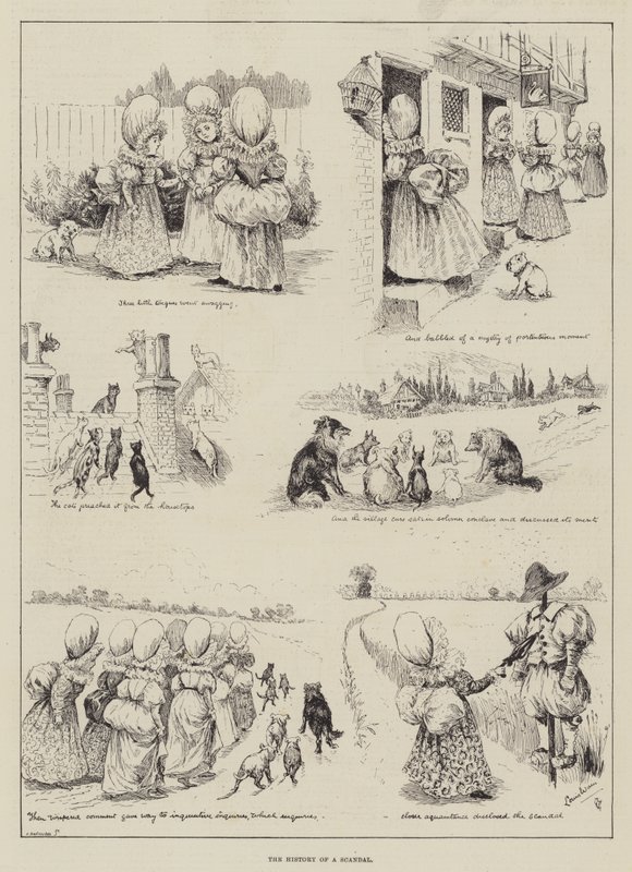 Historien om en skandale af Louis Wain