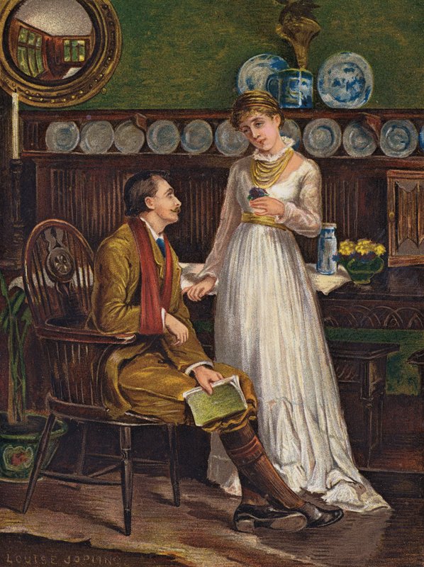 Sympati (gravering) af Louise (after) Jopling