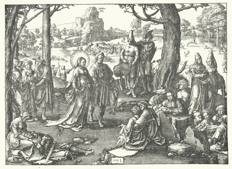 Magdalenens dans af Lucas van Leyden