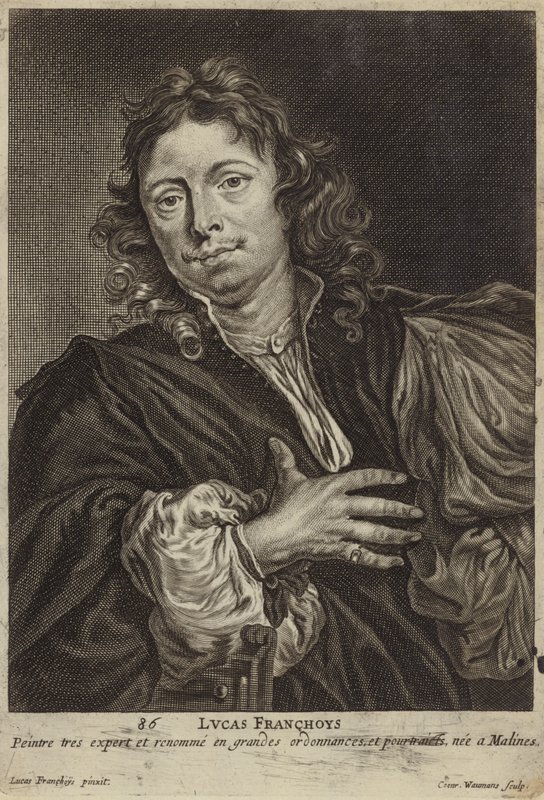 Portræt af Lucas Franchoys den Yngre af Lucas the Younger Franchoys