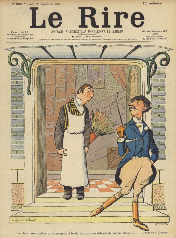 Illustration til Le Rire af Lucien Metivet