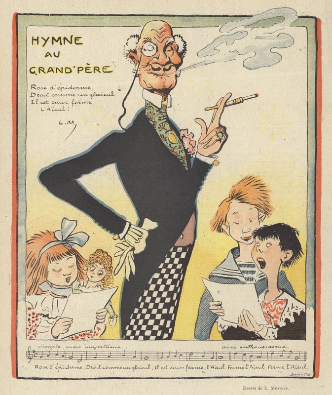 Illustration til Le Rire af Lucien Metivet
