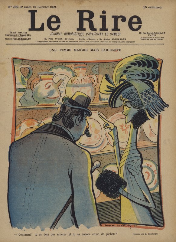 Illustration til Le Rire af Lucien Metivet
