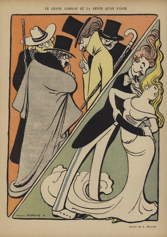Illustration til Le Rire af Lucien Metivet