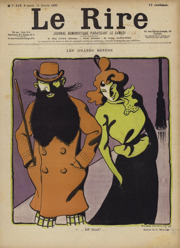 Illustration til Le Rire af Lucien Metivet