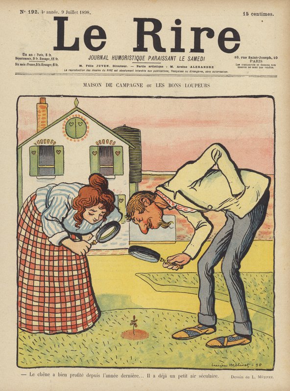 Illustration til Le Rire af Lucien Metivet