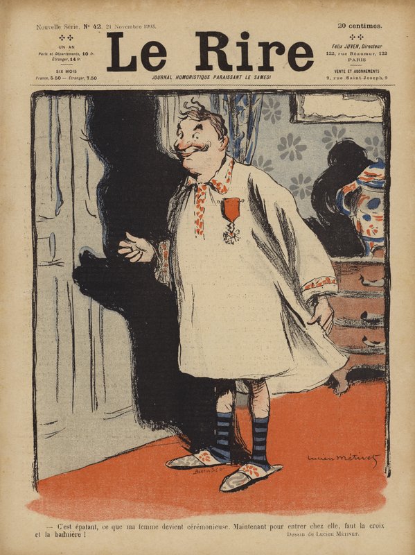 Illustration til Le Rire af Lucien Metivet