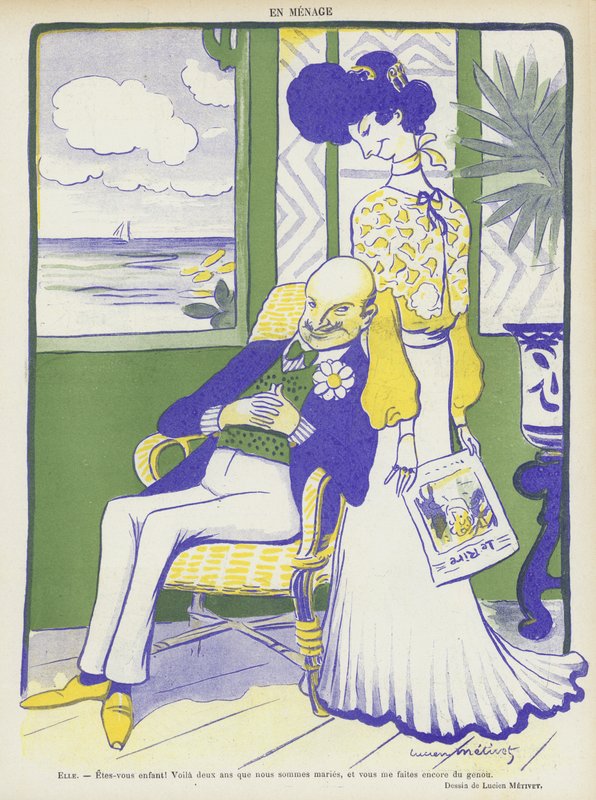 Illustration til Le Rire af Lucien Metivet