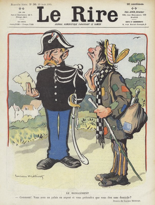 Illustration til Le Rire af Lucien Metivet