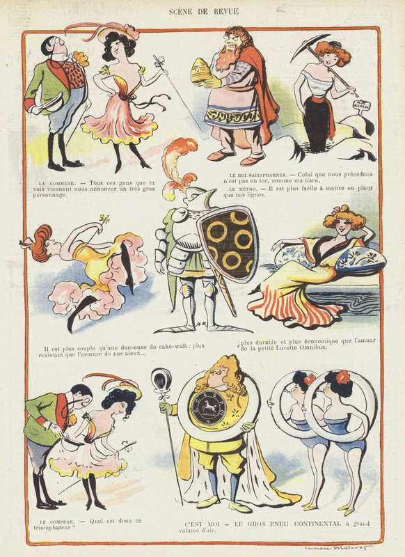 Illustration til Le Rire af Lucien Metivet