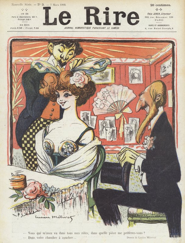 Illustration til Le Rire af Lucien Metivet
