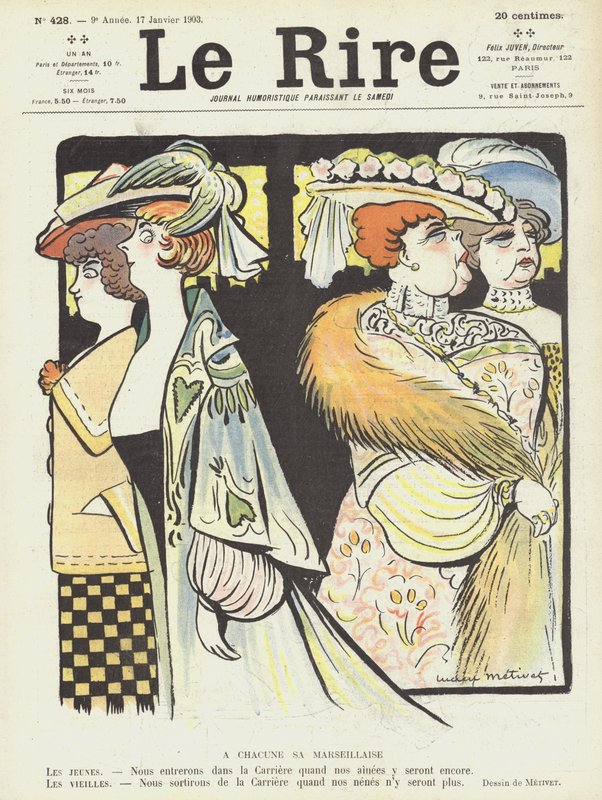 Illustration til Le Rire af Lucien Metivet