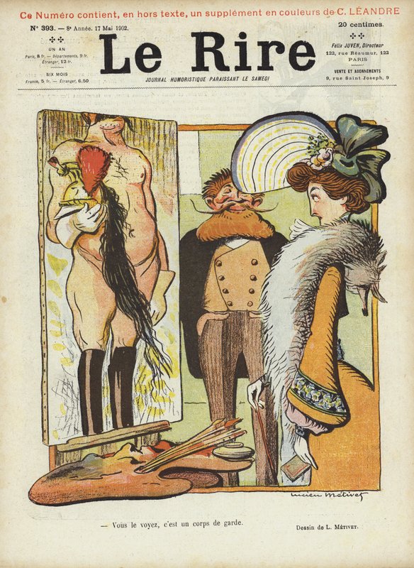 Illustration til Le Rire af Lucien Metivet