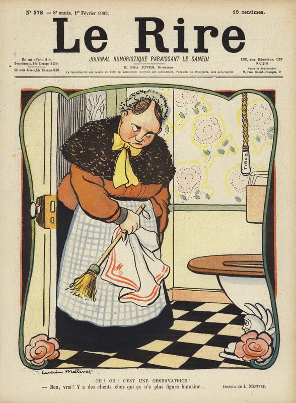 Illustration til Le Rire af Lucien Metivet