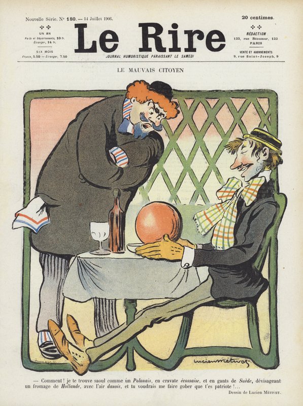 Illustration til Le Rire af Lucien Metivet
